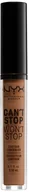 Korektory do twarzy - NYX Professional Makeup Cant Stop Wont Stop Concealer 17 Cappuccino - miniaturka - grafika 1