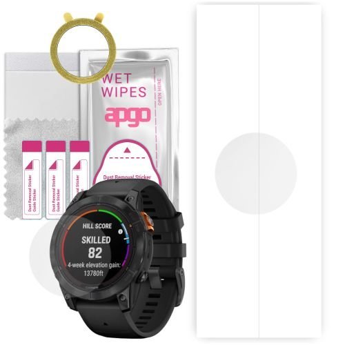 1x folia hydrożelowa ochronna do Garmin Fenix 7 Pro - apgo Smartwatch Hydrogel Protection Ochrona na ekran smartwatcha
