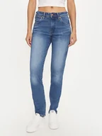 Spodnie damskie - Wrangler Jeansy Piper 112356405 Niebieski Slim Fit - miniaturka - grafika 1