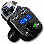 Transmitery FM - TRANSMITER SAMOCHODOWY BLUETOOTH FM MP3 SD ŁADOWARKA 2x USB WIELOFUNKCYJNY - miniaturka - grafika 1