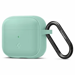 Apple SPIGEN Etui na słuchawki SPIGEN Silicone Fit Airpods 3 Miętowy - Akcesoria do słuchawek - miniaturka - grafika 1