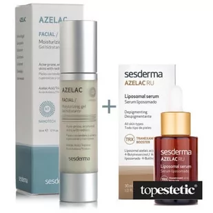 Sesderma Azelac + Azelac RU ZESTAW Żel nawilżający do twarzy 50 ml + Serum liposomowe 30 ml - Zestawy kosmetyków damskich - miniaturka - grafika 1