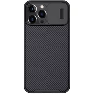 Etui i futerały do telefonów - Nillkin CamShield Pro Case pancerne etui pokrowiec osłona na aparat kamerę iPhone 13 Pro Max czarny - miniaturka - grafika 1