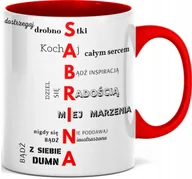 Kubki - FOTO Kubek imieniem napisem nadrukiem ZDJĘCIEM DLA SABRINY IMIĘ SABRINA - miniaturka - grafika 1