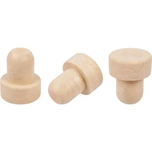 Korek syntetyczny grzybek Ø19 mm 3 sztuki Browin - Domowy wyrób alkoholu - miniaturka - grafika 1