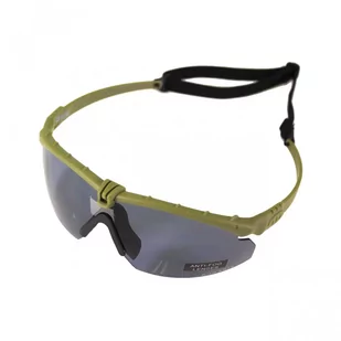 Okulary taktyczne NUPROL PMC Battle Pro Thermal Olive Smoke - Ochrona oczu i twarzy - miniaturka - grafika 1