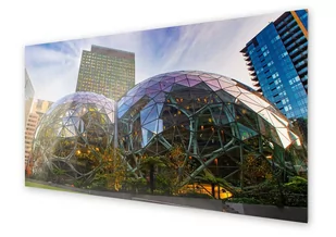 Panel kuchenny HOMEPRINT Szklane kopuły, Seattle 120x60 cm - Dekoracje domu - miniaturka - grafika 1