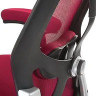 Krzesła i taborety kosmetyczne - Fotel ergonomiczny CorpoComfort BX-4144 Czerwony - miniaturka - grafika 1