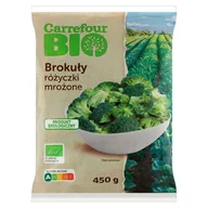 Mrożonki warzywne i owocowe - Carrefour Bio Brokuły różyczki mrożone 450 g - miniaturka - grafika 1
