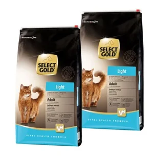 SELECT GOLD Adult Light Drób z ryżem 2x10 kg - Mokra karma dla kotów - miniaturka - grafika 1