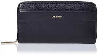 Portfele - Calvin Klein Damski codzienny ubierany portfel ZA LG, Ck Black, jeden rozmiar, Ck czarny, Rozmiar Uniwersalny - grafika 1