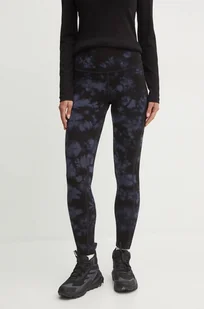 Icebreaker legginsy sportowe Merino 260 Fastray damskie kolor czarny wzorzyste IB0A574S01N1 - Legginsy - miniaturka - grafika 1