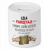 Skarbonki - SKARBONKA DLA TATY THANK YOU DAD PRZEBITE SERCE z Nadrukiem ze Zdjęciem + Opakowanie na prezent (wzór 02) - miniaturka - grafika 1