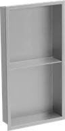Półki łazienkowe - Mexen X-Wall-R półka wnękowa z kołnierzem i półką 60 x 30 cm, inox - 1910603010S - miniaturka - grafika 1