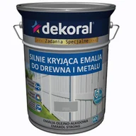 Emalie - Dekoral Emalia Ftalowa  Emakol Strong Popielaty Pojemność 5 L - miniaturka - grafika 1