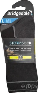 Bridgedale Skarpety Bridgedale StormSock Lt Boot - black/grey 44 - 47 - Skarpety termoaktywne - miniaturka - grafika 1