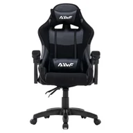 Fotele gamingowe - Fotel dla gracza gamingowy krzesło ergonomiczny obrotowy biurowy czarny King - miniaturka - grafika 1