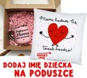 Gadżety dla niej i dla niego - Prezent na Dzień Matki - kubek dla mamy, oraz poduszka dla mamy z imionami dzieci - MAMO KOCHAM CIĘ TAK BARDZO - miniaturka - grafika 1