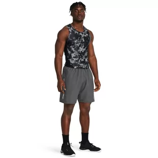 Męskie spodenki treningowe Under Armour UA Woven Wdmk Shorts - szare - UNDER ARMOUR - Spodnie sportowe męskie - miniaturka - grafika 1