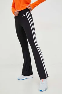 Adidas Performance spodnie treningowe Training Essentials damskie kolor czarny z aplikacją - adidas Performance - Spodnie damskie - miniaturka - grafika 1