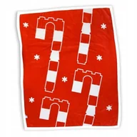 Klocki - Oryginalny Świąteczny polarowy koc Lego - miniaturka - grafika 1