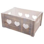 Pudła i pojemniki do przechowywania - Skrzynka drewniana skrzynia / pojemnik RETRO 31x21 731027 - miniaturka - grafika 1