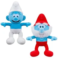 Maskotki i pluszaki - Papa Smerf I Smerf Zestaw Maskotek Smerfy 25Cm - miniaturka - grafika 1