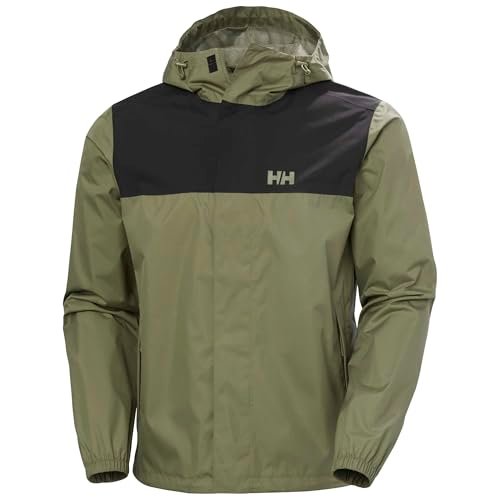 Helly Hansen Męska kurtka przeciwdeszczowa Vancouver, zielona, rozmiar 3XL