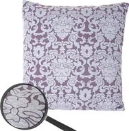 Poduszki dekoracyjne - Poduszka dekoracyjna barokowa, poduszka na sofę poduszka dekoracyjna z wypełnieniem, fioletowa 45x45cm - miniaturka - grafika 1