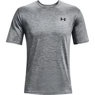 Koszulki męskie - Under Armour Męski T-shirt Training Vent 2.0 szary Pitch Gray / / Black (012) L 1361426-012-Large - miniaturka - grafika 1