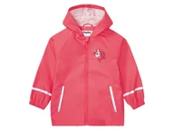 Kurtki i płaszcze dla dziewczynek - lupilu® Dziecięca kurtka przeciwdeszczowa, dziewczęca, wiatroszczelna i wodoodporna (98 - 104, Koralowy) - miniaturka - grafika 1