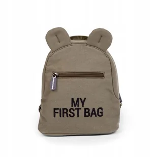 ﻿Childhome Plecak dziecięcy My first bag Kanwas Kha - Plecaki szkolne i tornistry - miniaturka - grafika 1