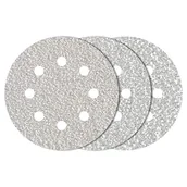 Materiały ścierne - Wolfcraft Krążki ścierne samoprzyczepne farba/lakier śr. 125 mm granulacja 40, 80, 120 (25szt.) 115 (1156100) - miniaturka - grafika 1