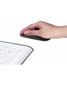 Myszki - Manhattan Myszka optyczna Mini Superslim USB 1000dpi czarna - miniaturka - grafika 1