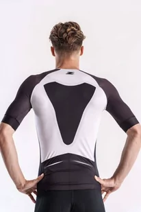 ZEROD Koszulka triathlonowa męska RACER TT SINGLET Black Vivacity - Koszulki sportowe męskie - miniaturka - grafika 3