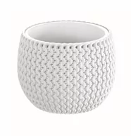 Donice - Prosperplast SPLOFY Bowl doniczka 18 cm, biała DKSP180 - miniaturka - grafika 1