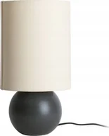 Lampy stojące - Lampa stołowa Leitmotiv Lampa stołowa ALMA, płócienny abażur, Ø 16 cm - miniaturka - grafika 1