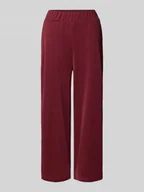 Spodnie damskie - Spodnie materiałowe z elastycznym pasem - miniaturka - grafika 1