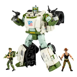 Zestaw Transformers x G.I. Joe Mash-Up - Autobot Kup Triple T with Leatherneck & Sgt Slaughter - Figurki dla dzieci - miniaturka - grafika 1