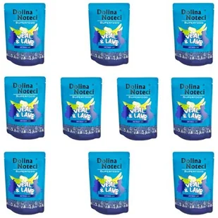 DOLINA NOTECI SUPERFOOD Karma mokra Bogata w Cielęcinę i Jagnięcinę 10 x 300g Zestaw - Mokra karma dla psów - miniaturka - grafika 1