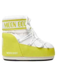 Moon Boot Śniegowce Mb Icon Low Nylon 80D1409340 Zielony - Buty dla dziewczynek - miniaturka - grafika 1