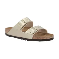 Klapki i japonki damskie - Birkenstock Klapki Arizona BF | z dodatkiem skóry - miniaturka - grafika 1