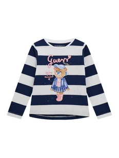 Guess Bluzka K5BI11 K9NF4 Granatowy Regular Fit - Bluzki damskie - miniaturka - grafika 1