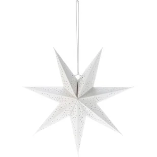 Papierowa gwiazda 45 cm biała - Ozdoby bożonarodzeniowe - miniaturka - grafika 1