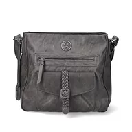 Torebki damskie - Rieker Women's H1340 torba na ramię, szara - miniaturka - grafika 1
