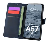 Etui i futerały do telefonów - Bizon Pocket do Galaxy A57 5G Granatowy - miniaturka - grafika 1