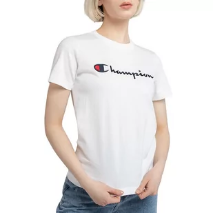 Champion Organic Cotton Script Logo > 114472-WW001 - Koszulki i topy damskie - miniaturka - grafika 1