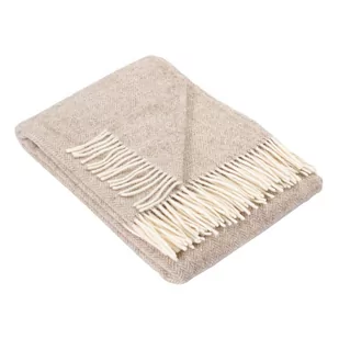 Dekoria pl pl Pled Zelandia 140x200cm natural beige 140 x 200 cm 760-228 - Narzuty - miniaturka - grafika 1