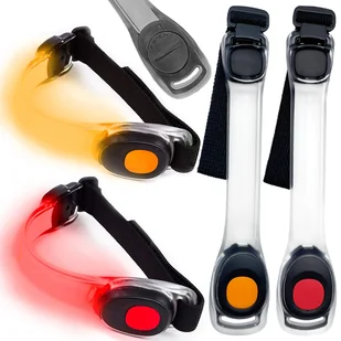 OPASKA ODBLASKOWA ŚWIECĄCA LAMPKA LED OŚWIETLENIE RAMIĘ BIEGANIE 2 SZTUKI - Etui i futerały do telefonów OPASKA ODBLASKOWA ŚWIECĄCA LAMPKA LED OŚWIETLENIE RAMIĘ BIEGANIE 2 SZTUKI - Etui i futerały do telefonów - miniaturka - grafika 1