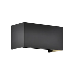 Mantra Iluminación Kinkiet zewnętrzny LED Davos podwójny, szary, ściemniany, aluminium - Lampy ogrodowe - miniaturka - grafika 1